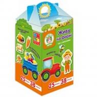 Игра настольная Vladi Toys с липучками Живу на ферме VT1312-11 Игра настольная Vladi Toys с липучками Живу на ферме VT1312-11