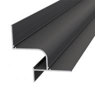 Профиль теневого шв АЛЮПРО ПАС-3856 RAL-9005 мат 3м