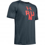 Футболка Under Armour UA QUALIFIER GLARE SHORTSLEEVE 1342925-073 р.S серый