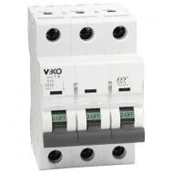 Автоматичний вимикач Viko 3C (триполюсний) 20А 4,5кА 230/400V Тип C 4VTB-3C20