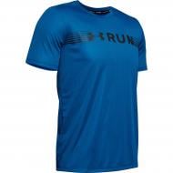 Футболка Under Armour UA RUN WARPED SHORTSLEEVE 1342960-417 р.XL синій