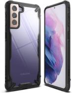 Чехол-накладка Ringke Fusion X для Samsung Galaxy S21 BLACK (RCS4827)