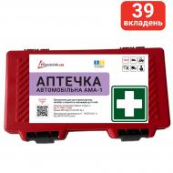 Аптечка автомобильная Poputchik АМА-1 Стандарт ДСТУ 3961-2000 (02-076-П)