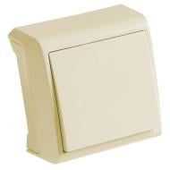 Вимикач одноклавішний Viko Vera без підсвітки кремовий 90681201