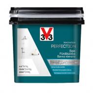 Краска акриловая V33 для восстановления ванной комнаты шелковистый мат благородный серый 0,75 л