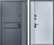 Дверь входная Strimex Nautilus-Thermo PN Double line RAL 7024/9003 2050x1200 мм левая