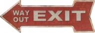 Табличка декоративна Стрілка Exit 15x46 см Табличка декоративна Стрілка Exit 15x46 см