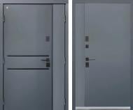 Дверь входная Strimex Nautilus-Thermo PN Double line RAL 8019 2050x1200 мм правая