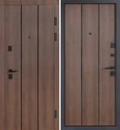 Двері вхідні Булат B-85 (квадро) 535 дрімвуд темний 2050x950 мм праві