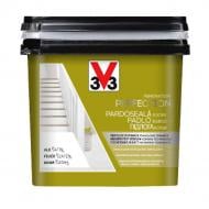 Краска акриловая V33 для восстановления пола и лестницы шелковистый мат темный графит 2 л