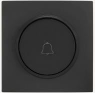 Кнопка звонка одноклавишный HausMark Bela черный