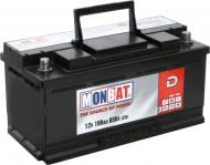 Аккумулятор автомобильный Monbat D 100Ah 850A 12V «+» слева