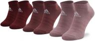 Носки Adidas Cushioned Low-Cut HE4984 р.M красный 3 шт.