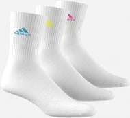 Носки Adidas Cushioned Crew Socks IK0352 р.L белый 3 шт.