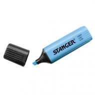 Маркер текстовый Stanger 1-5 мм 10 шт. синий MARKER-TXT-STFLATB10