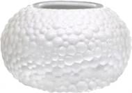 Ваза керамічна Eterna G 0505 17,5x17,5x10,5 см 10,5 см біла