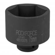 Головка ударная глубокая 75 мм (6гр.), 3/4'' ROCKFORCE 1 шт. RF-46510075