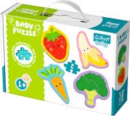 Пазлы картонные Trefl Фрукты и овощи, 3-4-5-6 элементов