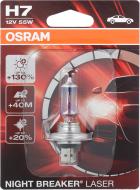 Лампа галогенна OSRAM Night Breaker Laser +130% H7 PX26d 12 В 55 Вт 1 шт 3600 К Лампа галогенна OSRAM Night Breaker Laser +130% H7 PX26d 12 В 55 Вт 1 шт 3600 К
