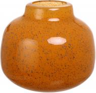 Ваза Гута Diva 160х180 гутне скло 16 см помаранчевий