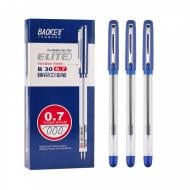 Ручка масляная Baoke 0.7 мм с грипом синяя Elite (B30-blue)