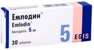 Емлодин №30 (10х3) таблетки 5 мг