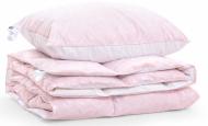 Набор пуховый №1897 Bio-Pink Лето 70% пух (подушка 50x70 упругая) одеяло 200x220 см MirSon розовый