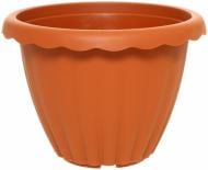 Горшок пластиковый Lamela Далия круглый 22,5 л (345) терракот