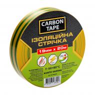 Ізострічка CARBON TAPE 19 мм 20 м жовто-зелений