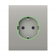 Панель центральная Ajax CenterCover (smart) [type F] oyster для встроенной розетки Outlet Jeweller бежевый