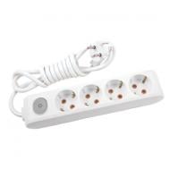 Удлинитель с выключателем Viko Multi-Let с заземлением 4 гн. белый 2 м 90118402