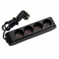 Удлинитель Viko Multi-Let без заземления 4 гн. черный 3 м 90132403