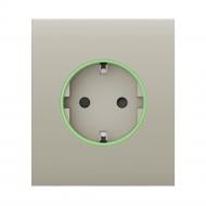 Панель центральная Ajax CenterCover (smart) [type F] ivory для встроенной розетки Outlet Jeweller бежевый