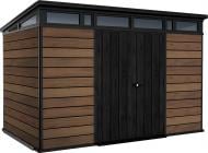 Дом садовый Signature Pent WALNUT 342 x 218 x 226 см ореховый