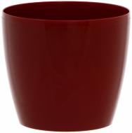 Горшок пластиковый Lamela Магнолия круглый 1,8 л бордовый (202)