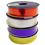 Лента декоративная 1,9 см 4 м серебряный