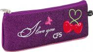 Пенал школьный Cherries CF85586 Cool For School фиолетовый