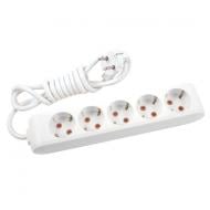 Удлинитель Viko Multi-Let с заземлением 5 гн. белый 2 м 90114502 Удлинитель Viko Multi-Let с заземлением 5 гн. белый 2 м 90114502