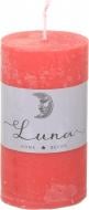 Свеча Рустик Цилиндр красный 55х100 мм Luna