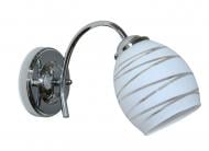 Бра Геотон C496-1А 1x60 Вт E27 хром/белый 48812