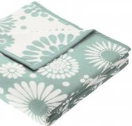 Плед Colour Cotton Flores Nordica 150x200 см голубой Billerbeck