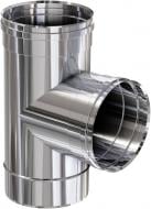 Тройник моно 0,8 мм нерж Ф120 мм 90° Versia-Lux