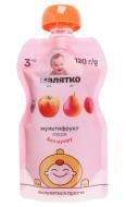 Пюре фруктово-ягодное Малятко Мультифрукт от 3 лет 120 г