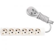 Подовжувач Gunsan Aras із заземленням 6 гн. білий 5 м 01261100-305600 Подовжувач Gunsan Aras із заземленням 6 гн. білий 5 м 01261100-305600