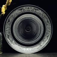 Блюдо сервировочное Fiora Lazio круглое 29х2 см прозрачное