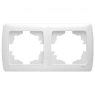 Рамка двухместная Viko Carmen горизонтальная белый 90571102