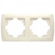 Рамка двухместная Viko Carmen горизонтальная крем 90572102