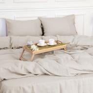Комплект постельного белья Natural Linen Jasmine 200х220 см серо-бежевый MirSon Комплект постельного белья Natural Linen Jasmine 200х220 см серо-бежевый MirSon