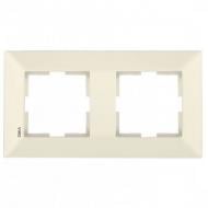 Рамка двухместная Viko Meridian горизонтальная крем 90979012-WH
