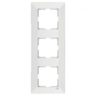 Рамка трехместная Viko Meridian вертикальная белый 90979023-WH